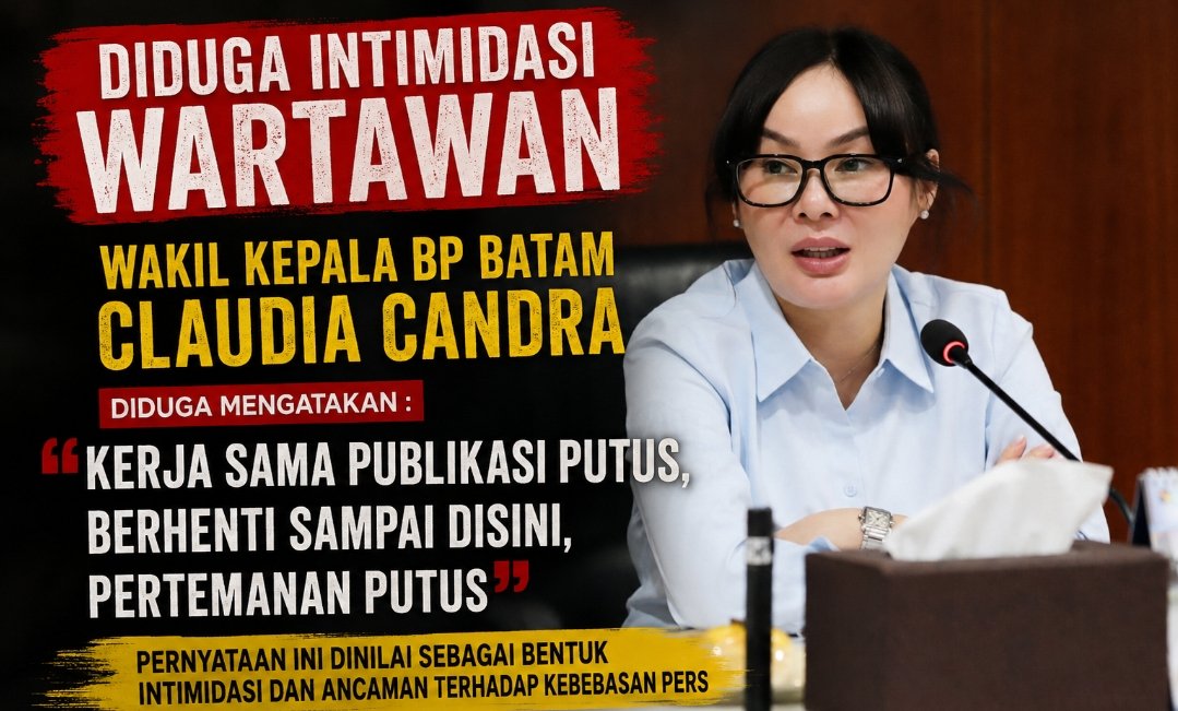 Wakil Kepala BP Batam di Duga Intimidasi Wartawan, MoU Media Jadi Alat Kekuasaan Jabatan Wakil Kepala BP Batam di Duga Intimidasi Wartawan, MoU Media Jadi Alat Kekuasaan Jabatan