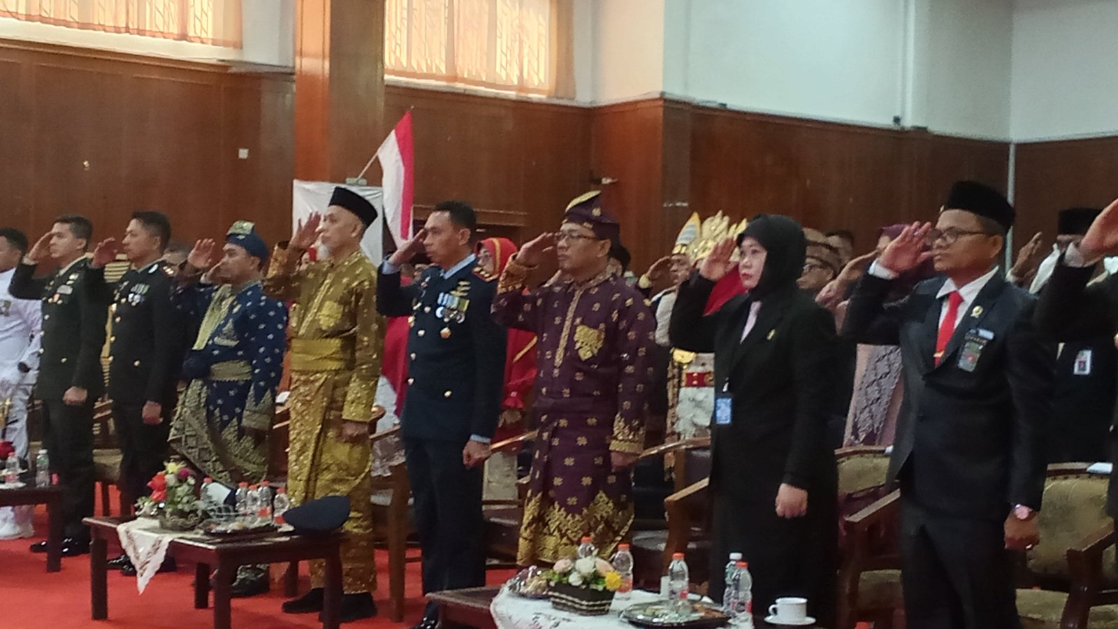 Wako H Paisal Ikuti Upacara Detik-Detik Proklamasi RI ke-81 Secara Virtual di Balai Sri Bunga Tanjung