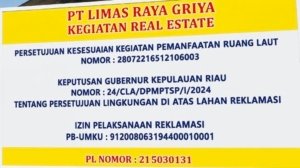 Menteri ATR /BPN Larang Penjuakan Ruang Laut,Gubernur Kepri Terbitkan Izin Reklamasi PT Limas Raya Griya,Nelayan Tanjung Uma Terimbas