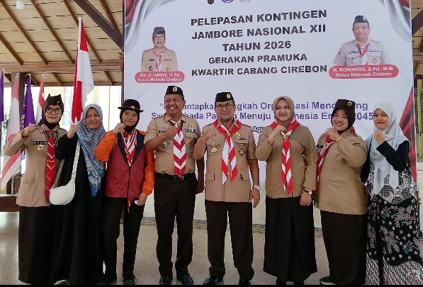 Ketua DPRD Kabupaten Cirebon Hadiri Pelepasan Kontingen Jambore Nasional XII Tahun 2026 Ketua DPRD Kabupaten Cirebon Hadiri Pelepasan Kontingen Jambore Nasional XII Tahun 2026