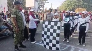 Semarak HUT ke-81 RI, 350 Peserta Meriahkan Lomba Gerak Jalan di Pabuaran