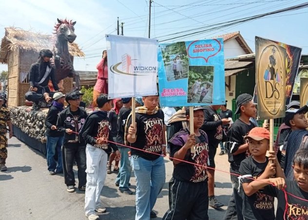 Meriahkan HUT RI ke-81, Karnaval Budaya Gegesik Tampilkan Puluhan Ogoh-Ogoh Karya Warga