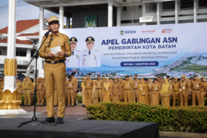 Apel Gabungan: Amsakar Minta ASN Batam Bergerak Cepat Wujudkan Program Prioritas
