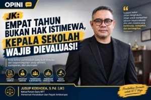 Empat Tahun Bukan Hak Istimewa, Forum Guru NTT Minta Kepala Sekolah Dievaluasi