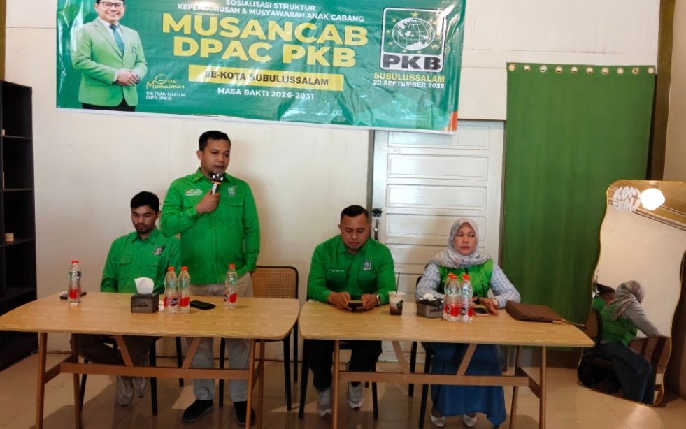 PKB Subulussalam Mulai Tata Mesin Partai, Target Empat Kursi DPRK 2029