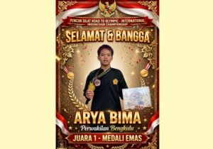 Putra Desa Padang Binjai Harumkan Bengkulu, Arya Bima Raih Emas Kejuaraan Pencak Silat Internasional