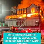 Pusat Oleh-Oleh Batik di Kawasan Malioboro Dilalap Sijago Merah