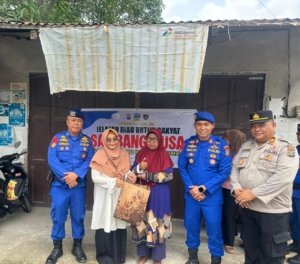 Salurkan Sembako dan Gelar Pengobatan Gratis Program JALUR Polres Dumai Hadir di Pesisir Tanjung Palas