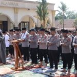 Atasi Kemarau Panjang, Polres Kuningan Gelar Shalat Istisqo dan Istighosah