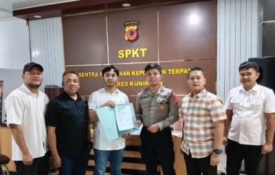 Diduga Rusak Fasilitas Publik Saat Live Medsos, Pria Berinisial AT di Kuningan Dilaporkan ke Polisi