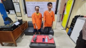 10 Paket Diduga Sabu Disita Satresnarkoba Polres Dumai Dan  Amankan Dua Pria