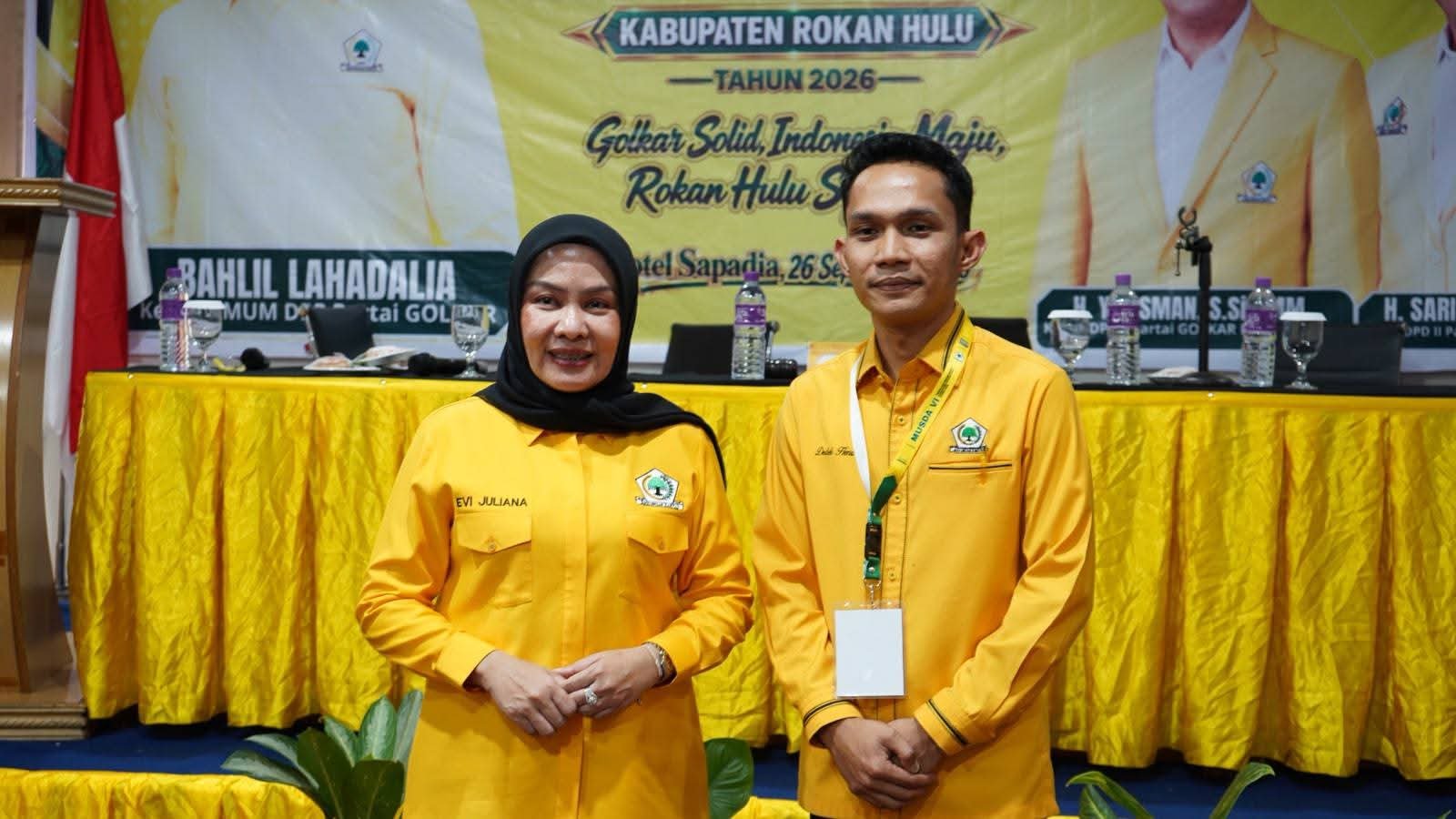 Evi Juliana Terpilih Aklamasi Pimpin DPD II Golkar Rokan Hulu Periode 2026-2031 Evi Juliana Terpilih Aklamasi Pimpin DPD II Golkar Rokan Hulu Periode 2026-2031