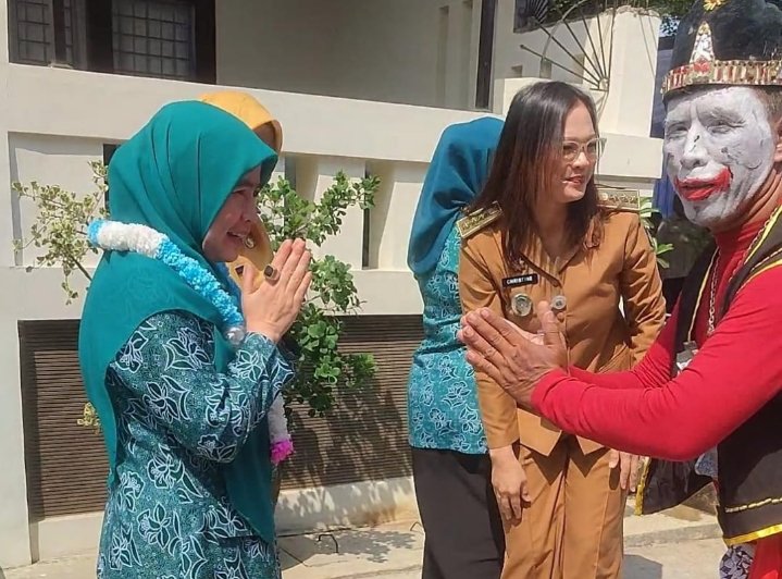 Gending Jawa dan Sosok Petruk Sambut Wali Kota Depok di Bhakti Jaya: Simbol Gotong Royong Cegah Stunting