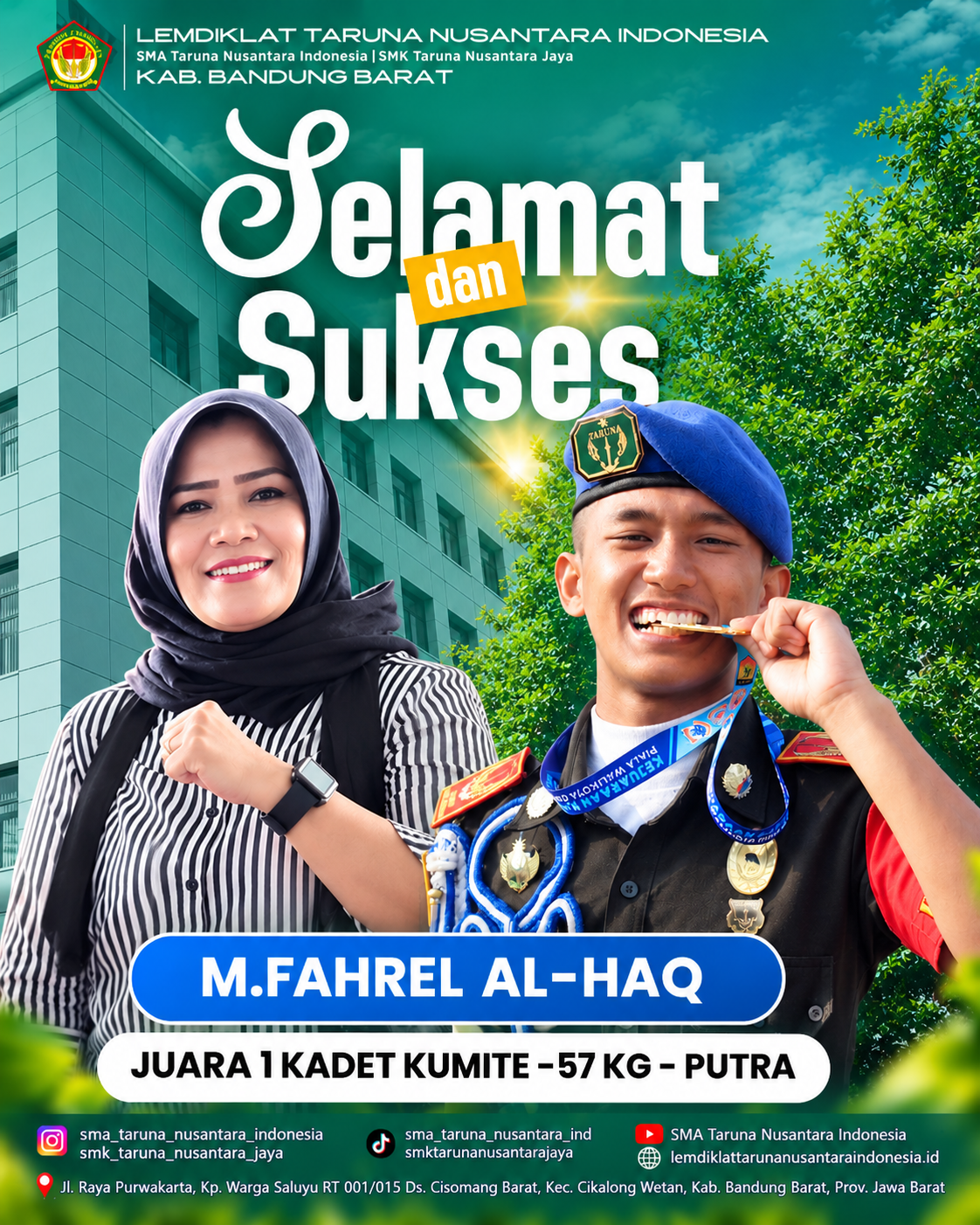  Membanggakan! Putra Kelahiran Dumai, M. Fahrel Al-Haq, Raih Juara I Karate Piala Wali Kota Cimahi Cup 2026 Membanggakan! Putra Kelahiran Dumai, M. Fahrel Al-Haq, Raih Juara I Karate Piala Wali Kota Cimahi Cup 2026