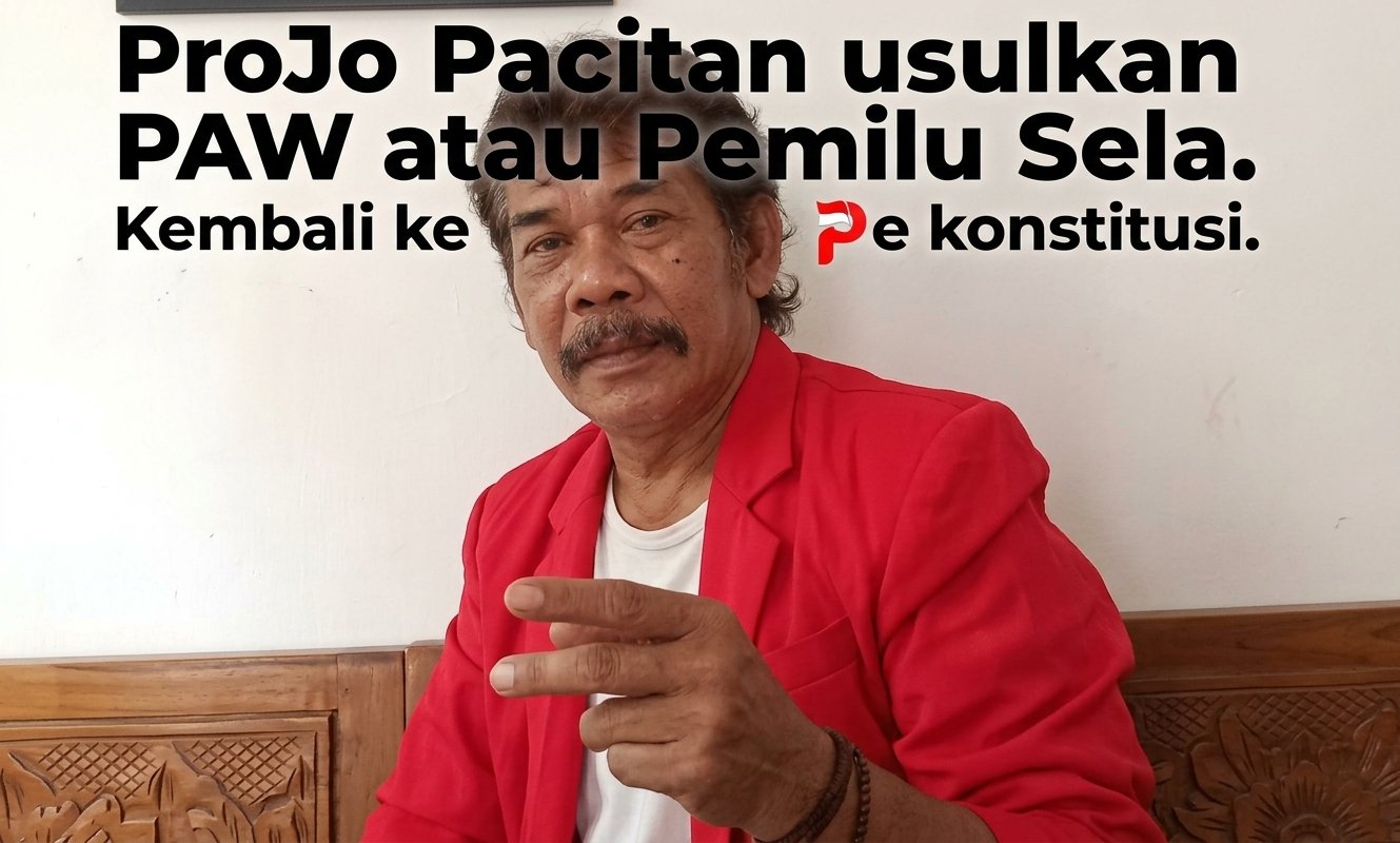 Kursi DPRD Pacitan Bisa Bertahan 7 Tahun? ProJo Tolak Perpanjangan, Usul PAW atau Pemilu Sela Kursi DPRD Pacitan Bisa Bertahan 7 Tahun? ProJo Tolak Perpanjangan, Usul PAW atau Pemilu Sela