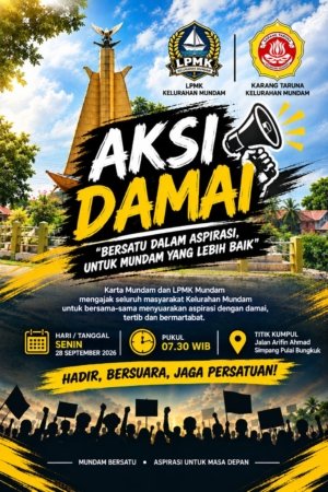 Aksi Demo Damai Masyarakat Mundam Berujung Sorotan: Tuntut Transparansi CSR, Perbaikan Jalan, dan PJU di Medang Kampai