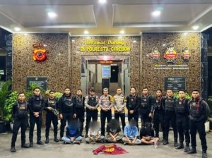 Raimas Macan Kumbang 852 Polresta Cirebon Gagalkan Tawuran di Winong, Lima Pelajar Diamankan