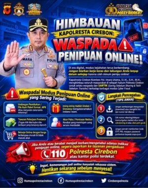 Garda Terdepan Lindungi Warga di Era Digital, Polresta Cirebon Galakkan Gerakan ‘SARTIK’ Basmi Cyber Fraud.