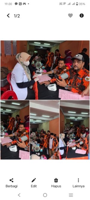 HUT Ke 67 ,Pemuda Pancasila Kota Dumai Gelar Aksi Kemanusiaan Donor Darah