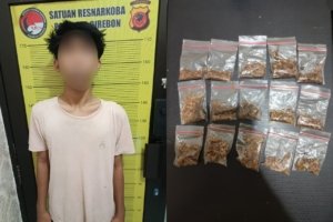 Polresta Cirebon Gagalkan Peredaran Tembakau Sintetis di Palimanan, Satu Tersangka dan 15 Paket Barang Bukti Diamankan