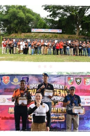Gemilang di Arena Menembak, personel Satbrimob Polda Riau Raih Juara I di Pulanggeni Shooting Championship Danyon Parako 462