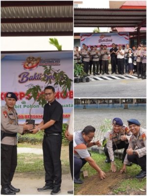 Sambut HUT ke – 81 Korps Brimob Polri, Satbrimob Polda Riau Tebar Kepedulian Melalui Bakti Sosial
