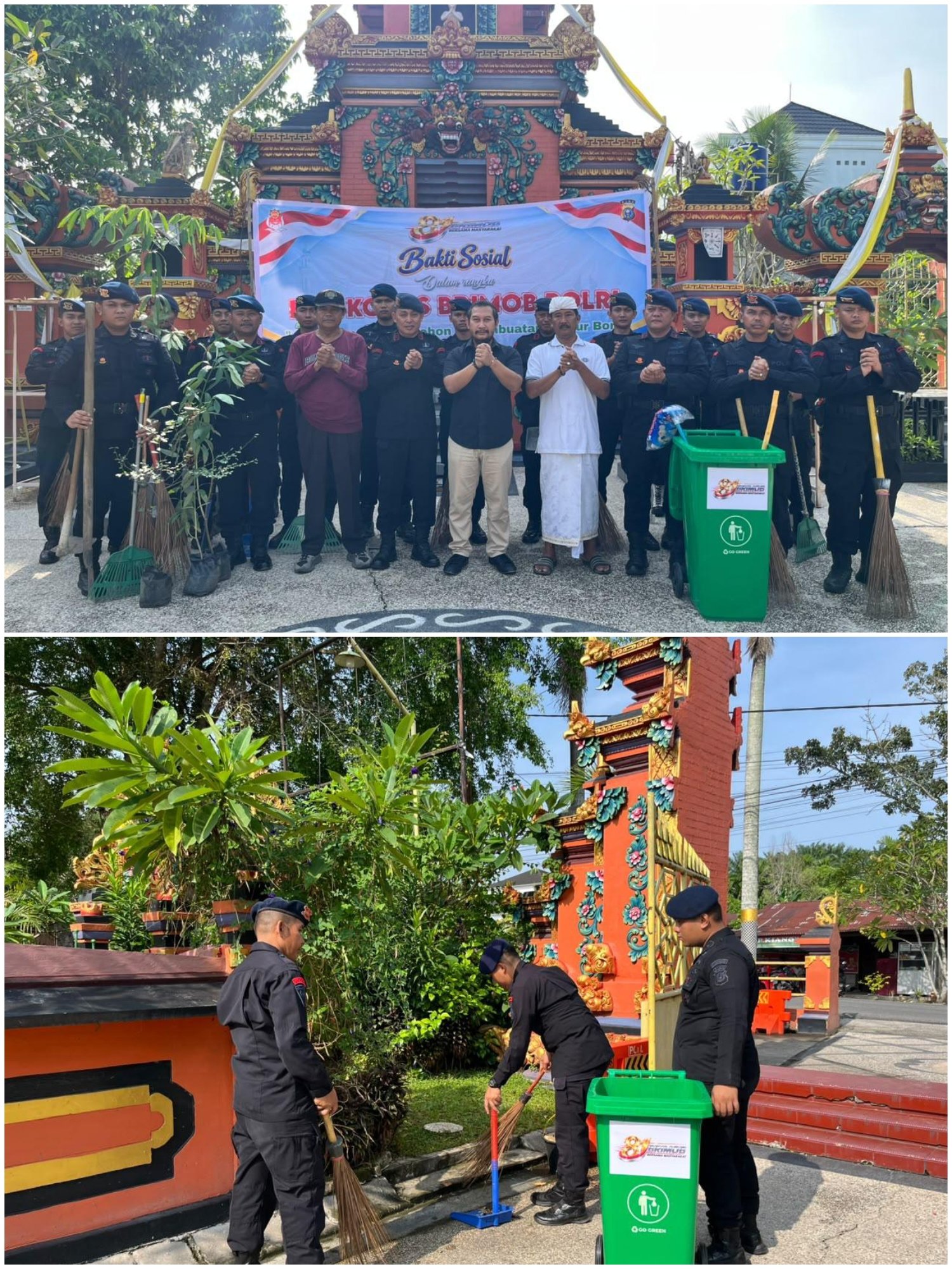 Brimob Bersama Masyarakat, Bakti Sosial HUT Ke – 81 Korps Brimob Polri Pererat Kerukunan di Pekanbaru Brimob Bersama Masyarakat, Bakti Sosial HUT Ke – 81 Korps Brimob Polri Pererat Kerukunan di Pekanbaru