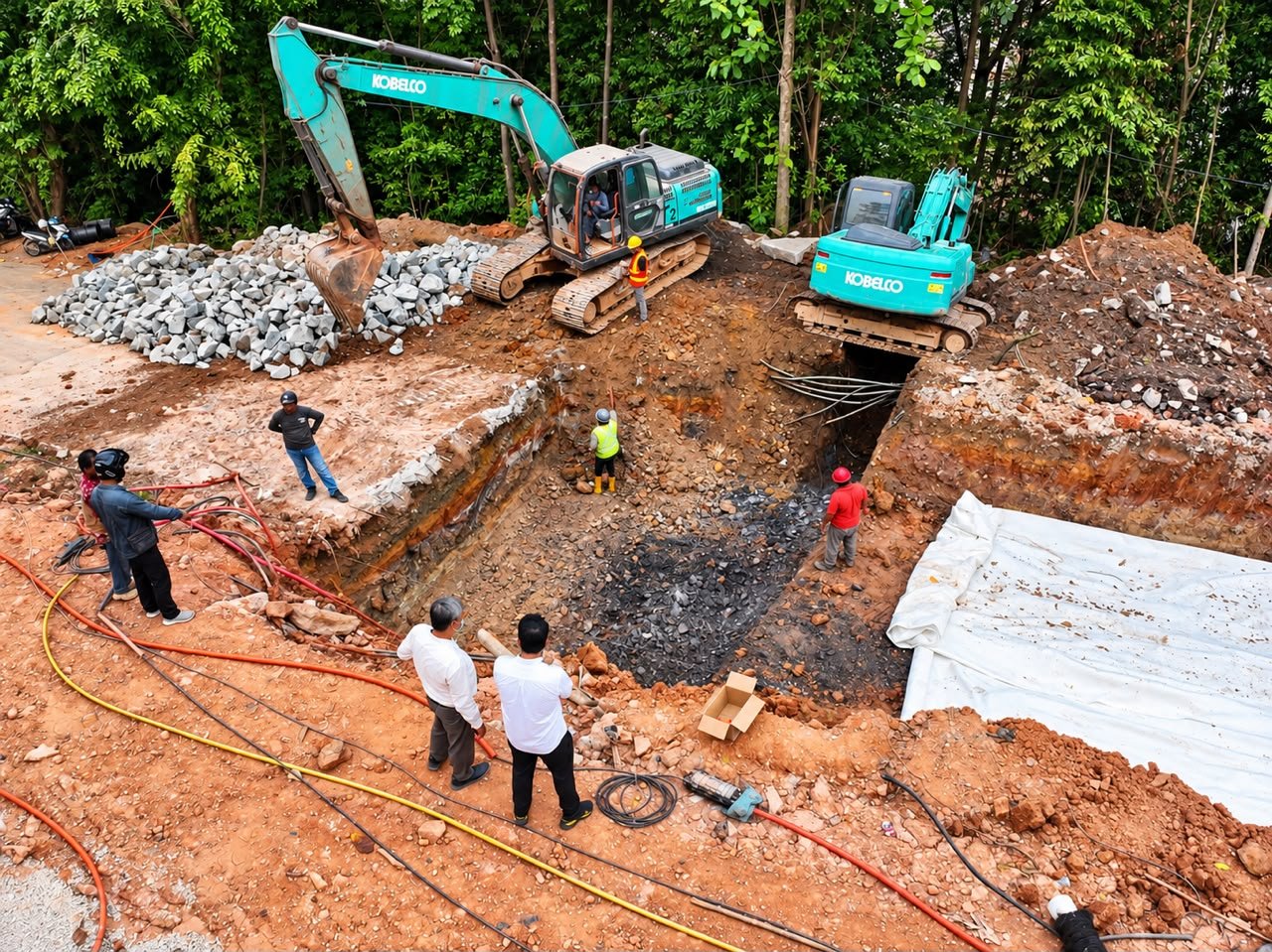 BP Batam Kebut Perbaikan Jalan Depan Hotel Vista, Masyarakat Diimbau Berhati-Hati BP Batam Kebut Perbaikan Jalan Depan Hotel Vista, Masyarakat Diimbau Berhati-Hati