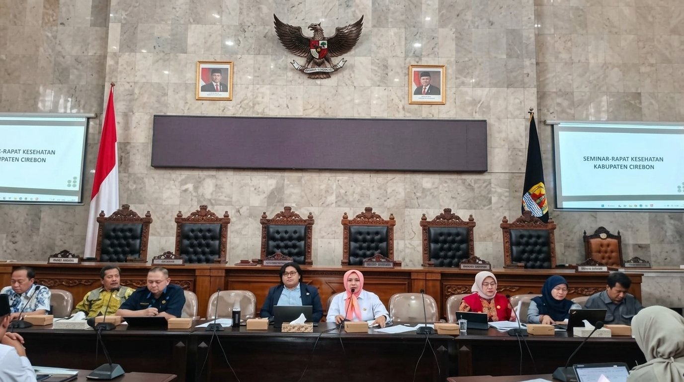 DPRD Kabupaten Cirebon Gelar Rapat Gabungan, Soroti Layanan BPJS PBI dan Anggaran Rp83 Miliar DPRD Kabupaten Cirebon Gelar Rapat Gabungan, Soroti Layanan BPJS PBI dan Anggaran Rp83 Miliar